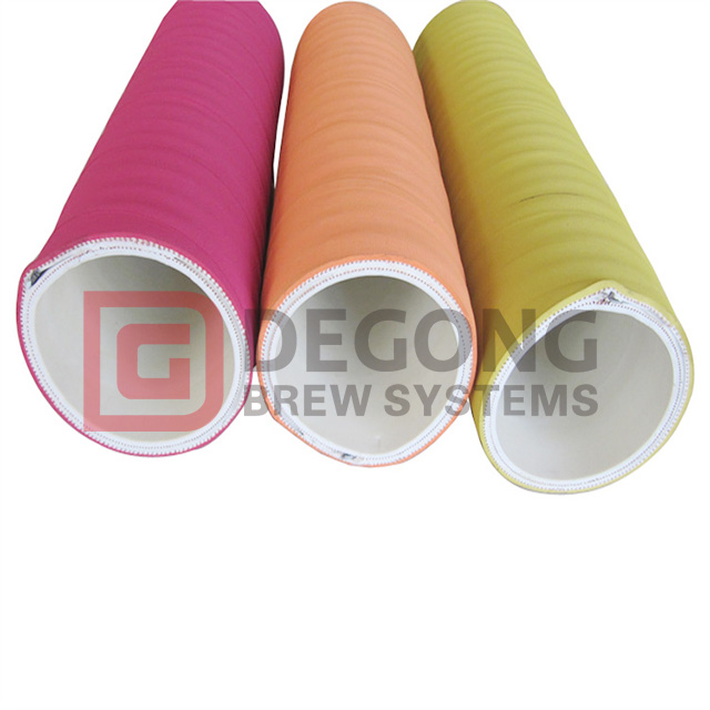 4-tums UHMWPE Kemisk Flexibel Gummislang Tillverkare Leverantör