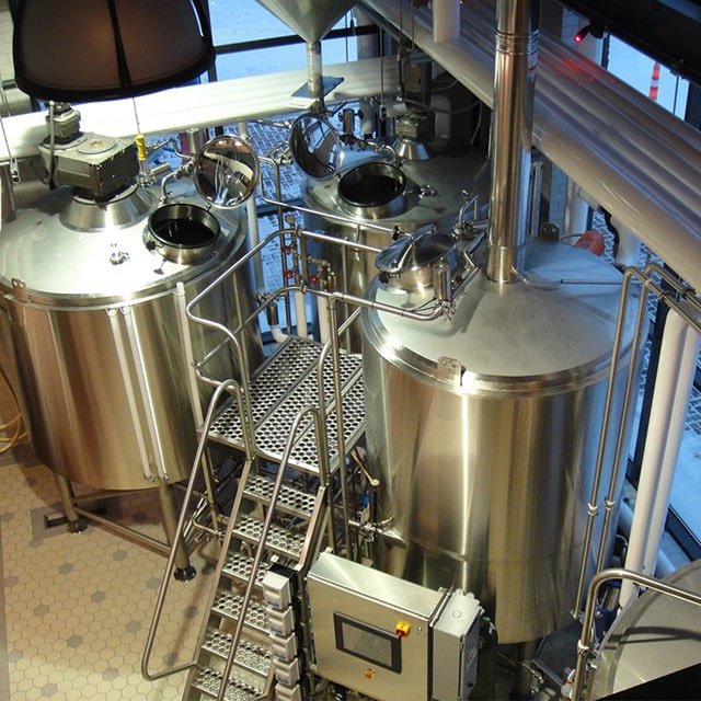 Anpassad mikrobryggeriutrustning Kommersiellt använd Stort professionellt bryggsystem Ölbryggeri Från 100L Till 5000L