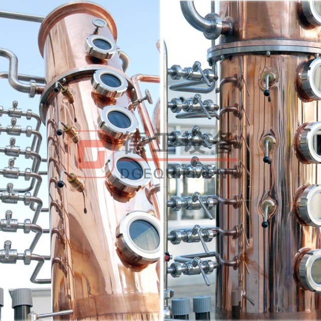 200L 500L destillationsutrustning för Vodka Rum Copper Craft Distiller till salu