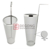 300 Micron Single Handle Hopper Filter - Rostfritt stål