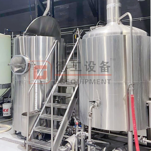 500L Nano Brewery System 2-kärl/3-kärl med ånga/elektrisk uppvärmning rostfritt stål eller röd koppar till salu