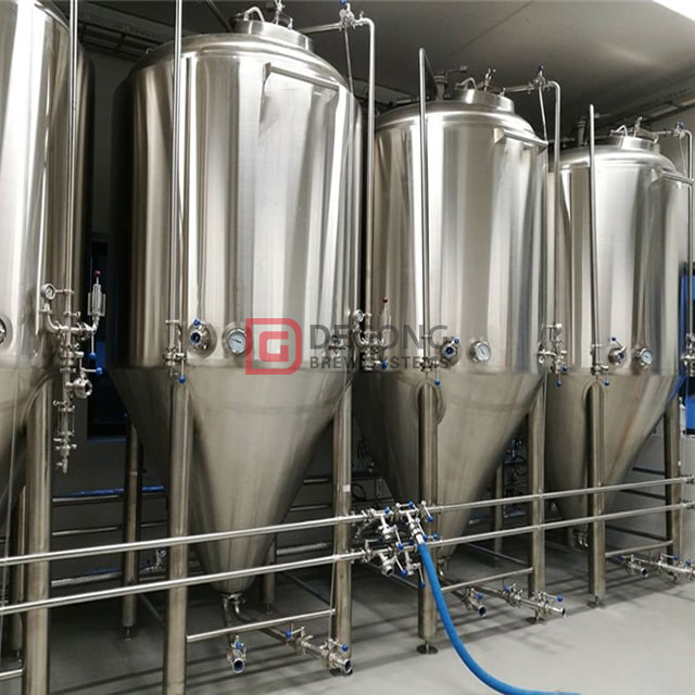 3 kärl/tank bryggsystem av livsmedelskvalitet 10HL nyckelfärdigt automatiskt bryggeri elektriskt eller ångbryggeri