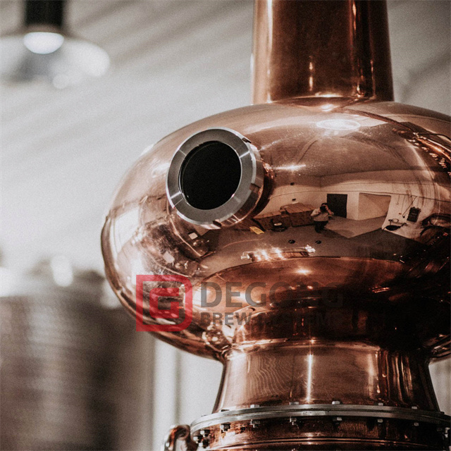 Spirits Distillery 1000L koppar vodka gin whisky brandy destilleri utrustning för destillering av alkohol