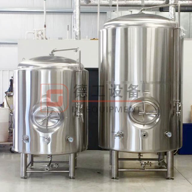 Brite Tank dubbelvägg med glykolmantlad Används för att kolsyra öl Kombucha Cider