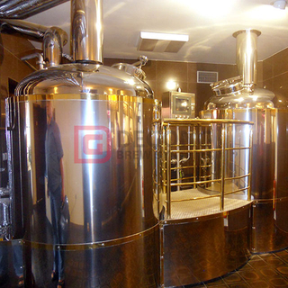 1500L röd koppar Högkvalitativ anpassad Craft Beer Brewing Machine