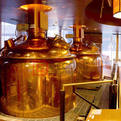 20BBL Red Copper Brewing System Utrustning-DEGONG Brewhouse till salu
