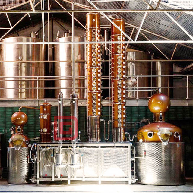 150L -5000L Gin Vodka industriell alkoholdestillationsutrustning