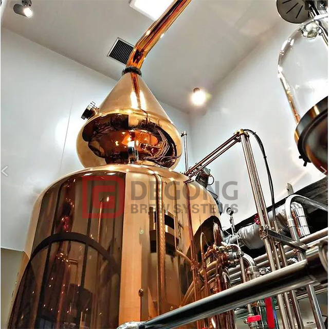 1500L 2000L DEGONG Craft Copper Distillery Utrustning Rom/Gin/Brandy/Vodka Distiller