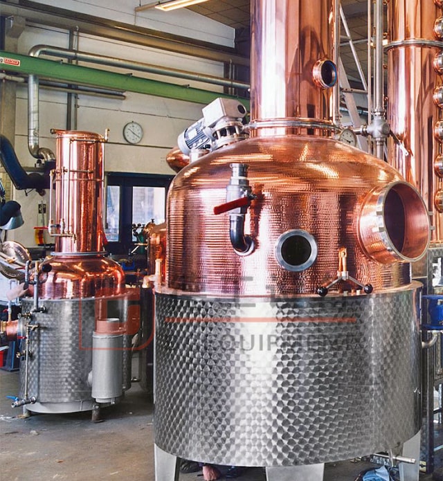 200gal Distillery Copper Dephlegmator Any Size still för Vodka Gin Whisky till salu