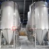 Nano nyckelfärdig 3.5BBL ölbryggeriutrustning 2-kärls brygghussystem med elektrisk uppvärmning Konisk Dimple Plate Fermentor till salu