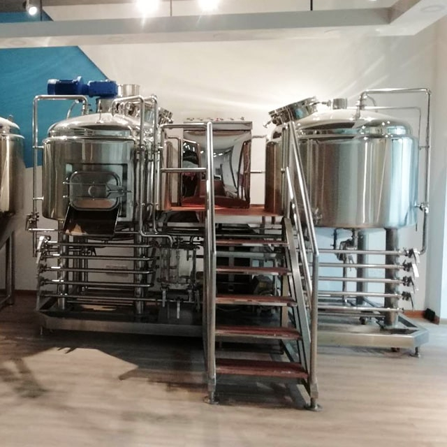 5BBL 10BBL Brewpub Begagnad mikrobryggeriutrustning Elektrisk gratis kombinerat litet ölbryggningssystem