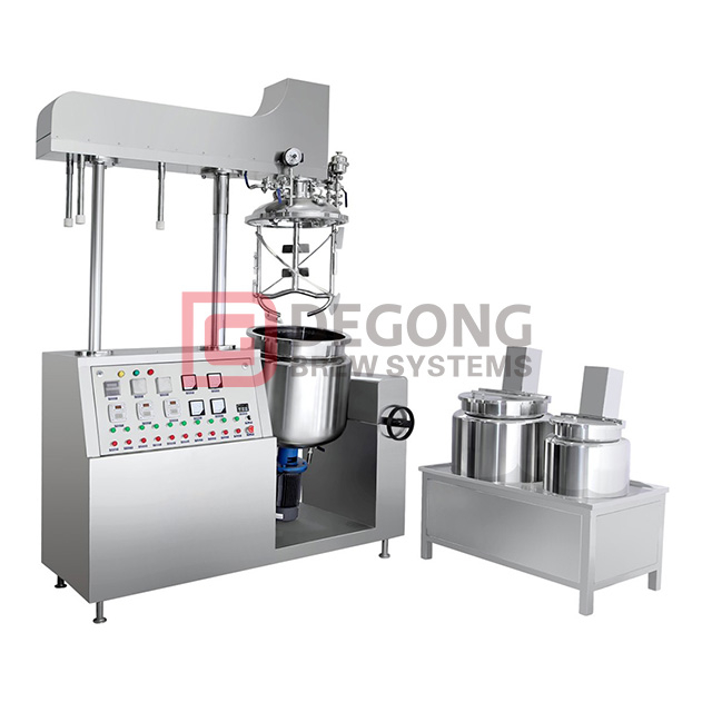 100L Hydraulic Emulsifying Cosmetics Face Cream Mixer Homogenizer Machine