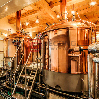 15BBL Red Copper Small Brewery System |DEGONG Craft Beer Utrustning